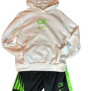 Big Kids’ Nike CR7 Soccer Hoodie and Shorts